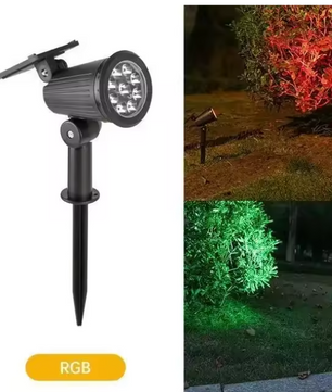 Solar LED Spotlights – Waterdichte 9-LED Tuinspots voor Buiten, 1/2/4 Stuks