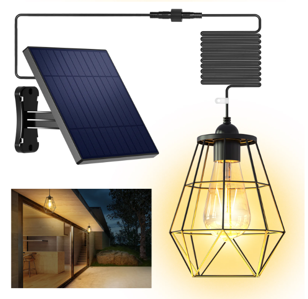Zonne-energie Hanglamp – IP65 Waterdicht voor Binnen & Buiten
