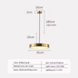 Nordic LED Hanglamp – Ronde Macaron Schijf voor Woonkamer & Eettafel
