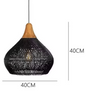 Vintage Boho Rotan Hanglamp – E27 Plafondlamp voor Eetkamer & Woonkamer