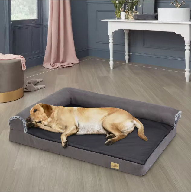 Orthopedisch Hondenbed – Traagschuim L-Vorm Sofa met Wasbare Hoes