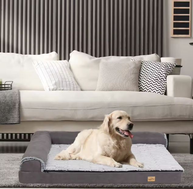 Orthopedisch Hondenbed – Traagschuim L-Vorm Sofa met Wasbare Hoes