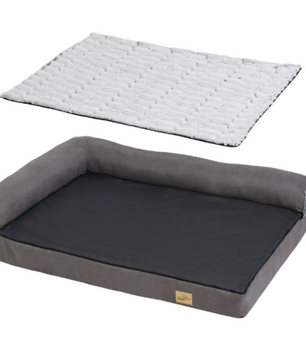 Orthopedisch Hondenbed – Traagschuim L-Vorm Sofa met Wasbare Hoes
