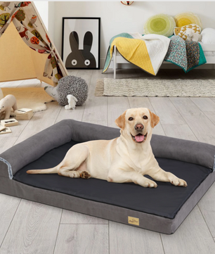 Orthopedisch Hondenbed – Traagschuim L-Vorm Sofa met Wasbare Hoes