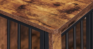 Hondenbench met Bijzettafel – Houten Hondenkooi met Dubbele Deur, Modern en Duurzaam