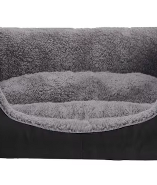 Pluche Hondenbed – Vierkante Hondenslaapbank met Fleece & Oxford, Comfortabel en Duurzaam