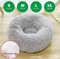 Rond Pluche Honden- en Kattenbed – Warm, Zacht & Wasbaar Nest