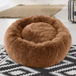 Rond Pluche Honden- en Kattenbed – Warm, Zacht & Wasbaar Nest