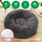 Rond Pluche Honden- en Kattenbed – Warm, Zacht & Wasbaar Nest