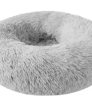 Rond Pluche Honden- en Kattenbed – Zacht, Warm & Comfortabel