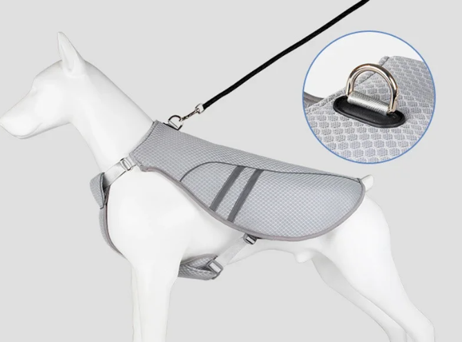 Hond Koelvest Zomer – Ademend & Reflecterend Harnas voor Snelle Afkoeling