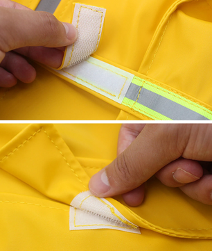 Hondenregenjas met Transparante Kap – Waterdicht, Reflecterend & Winddicht