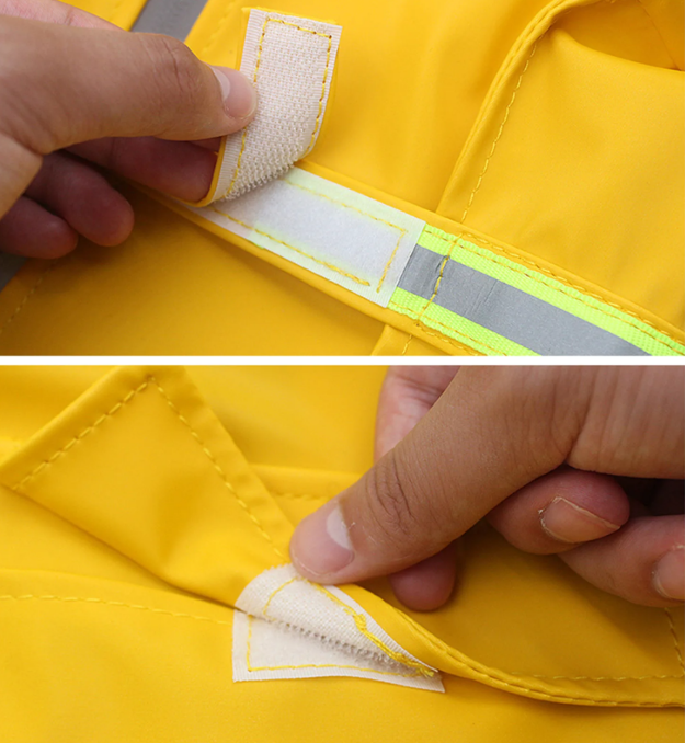 Hondenregenjas met Transparante Kap – Waterdicht, Reflecterend & Winddicht