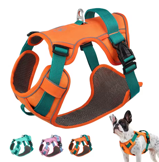 Ademend Mesh Hondenharnas – Reflecterend, Verstelbaar & Comfortabel