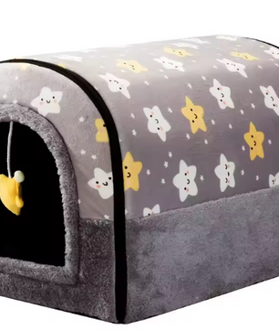 Grote Hondenkennel – Warme Wintermat & Wasbaar Hondenbed voor Middelgrote Honden