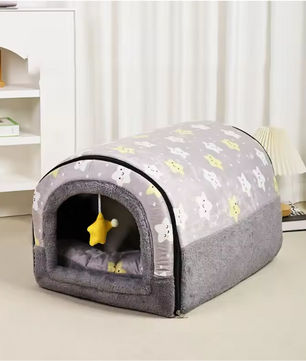 Grote Hondenkennel – Warme Wintermat & Wasbaar Hondenbed voor Middelgrote Honden