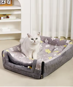 Grote Hondenkennel – Warme Wintermat & Wasbaar Hondenbed voor Middelgrote Honden