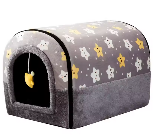 Grote Hondenkennel – Warme Wintermat & Wasbaar Hondenbed voor Middelgrote Honden