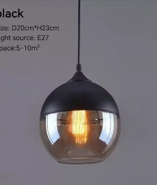 Nordic LED Hanglamp – Moderne Glas & Houten Plafondlamp voor Woonkamer, Slaapkamer & Eetkamer