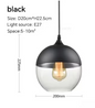 Nordic LED Hanglamp – Moderne Glas & Houten Plafondlamp voor Woonkamer, Slaapkamer & Eetkamer