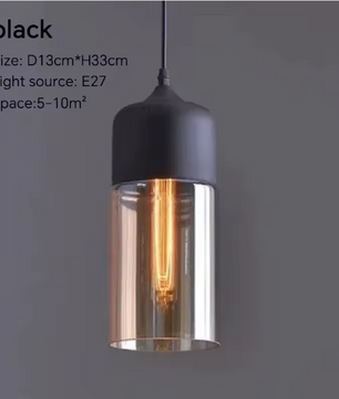 Nordic LED Hanglamp – Moderne Glas & Houten Plafondlamp voor Woonkamer, Slaapkamer & Eetkamer