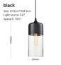Nordic LED Hanglamp – Moderne Glas & Houten Plafondlamp voor Woonkamer, Slaapkamer & Eetkamer