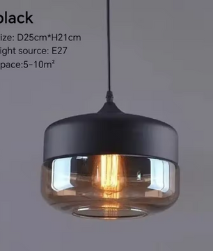 Nordic LED Hanglamp – Moderne Glas & Houten Plafondlamp voor Woonkamer, Slaapkamer & Eetkamer