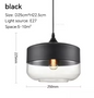 Nordic LED Hanglamp – Moderne Glas & Houten Plafondlamp voor Woonkamer, Slaapkamer & Eetkamer