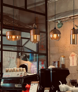 Nordic LED Hanglamp – Moderne Glas & Houten Plafondlamp voor Woonkamer, Slaapkamer & Eetkamer