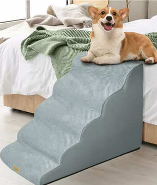 5-laags Hondentrap – Wasbare Antislip Huisdiertrap voor Bed en Bank