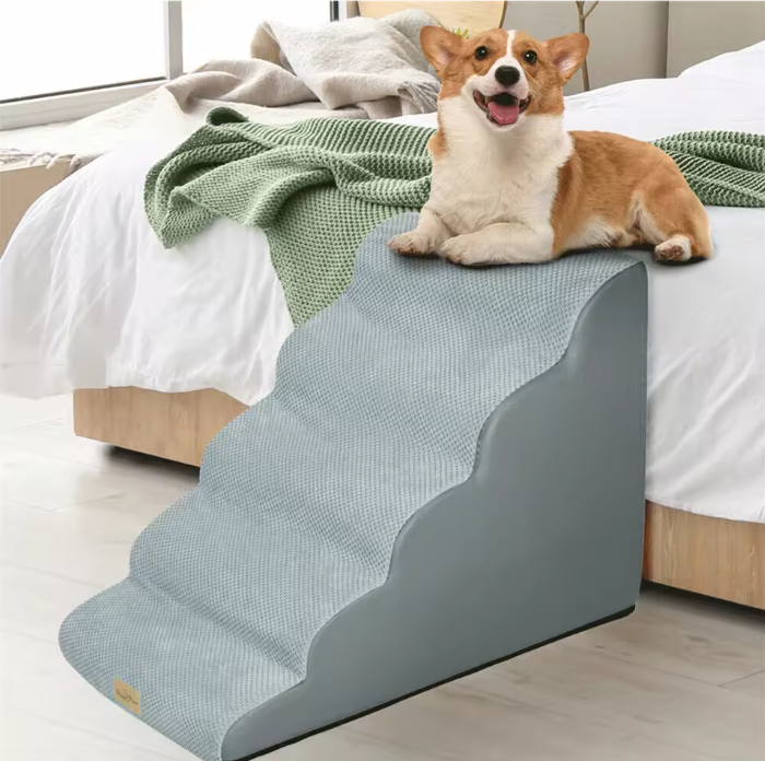 5-laags Hondentrap – Wasbare Antislip Huisdiertrap voor Bed en Bank