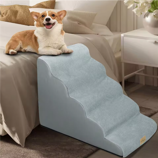 5-laags Hondentrap – Wasbare Antislip Huisdiertrap voor Bed en Bank