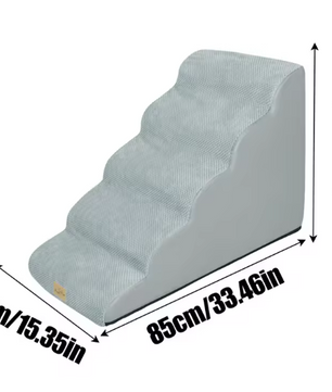 5-laags Hondentrap – Wasbare Antislip Huisdiertrap voor Bed en Bank