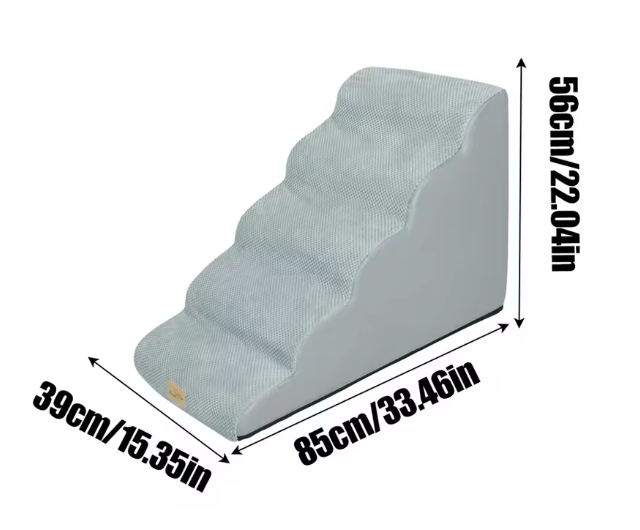 5-laags Hondentrap – Wasbare Antislip Huisdiertrap voor Bed en Bank