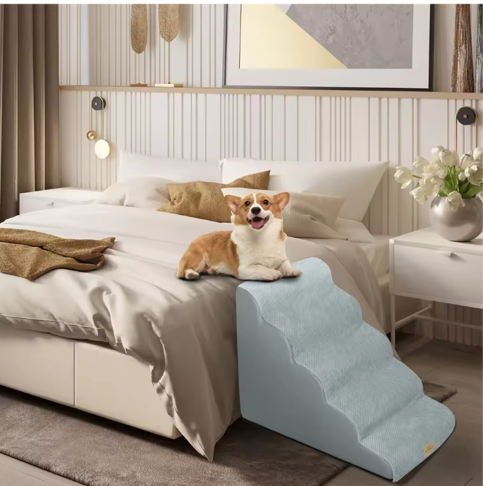 5-laags Hondentrap – Wasbare Antislip Huisdiertrap voor Bed en Bank