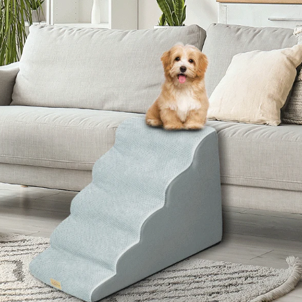 5-laags Hondentrap – Wasbare Antislip Huisdiertrap voor Bed en Bank