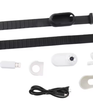 HD Huisdiercamera met Halsband – 1080P Video & Foto, LCD-scherm en Groothoeklens