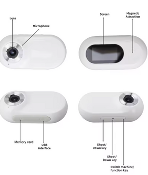 HD Huisdiercamera met Halsband – 1080P Video & Foto, LCD-scherm en Groothoeklens
