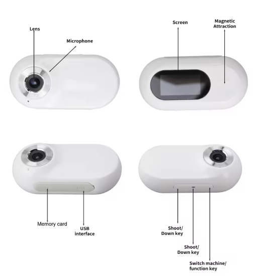 HD Huisdiercamera met Halsband – 1080P Video & Foto, LCD-scherm en Groothoeklens