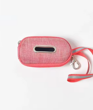 Draagbare Hond Poepzak Dispenser – Houder met Touw voor Afvalzakken