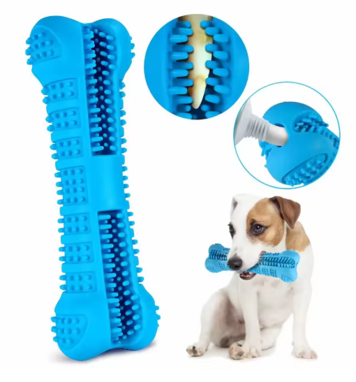 Rubberen Hondentandenborstel – 360° Kauwstick voor Gebitsreiniging, 14,5 cm