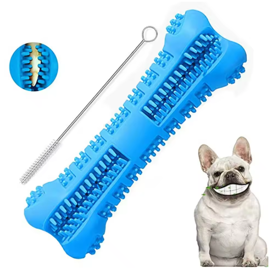 Rubberen Hondentandenborstel – 360° Kauwstick voor Gebitsreiniging, 14,5 cm