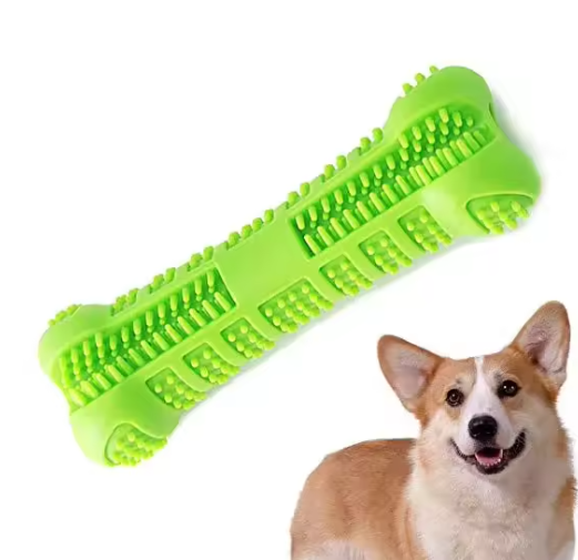Rubberen Hondentandenborstel – 360° Kauwstick voor Gebitsreiniging, 14,5 cm