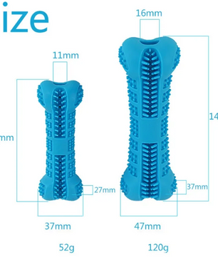 Rubberen Hondentandenborstel – 360° Kauwstick voor Gebitsreiniging, 14,5 cm
