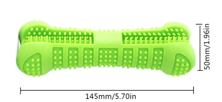 Rubberen Hondentandenborstel – 360° Kauwstick voor Gebitsreiniging, 14,5 cm