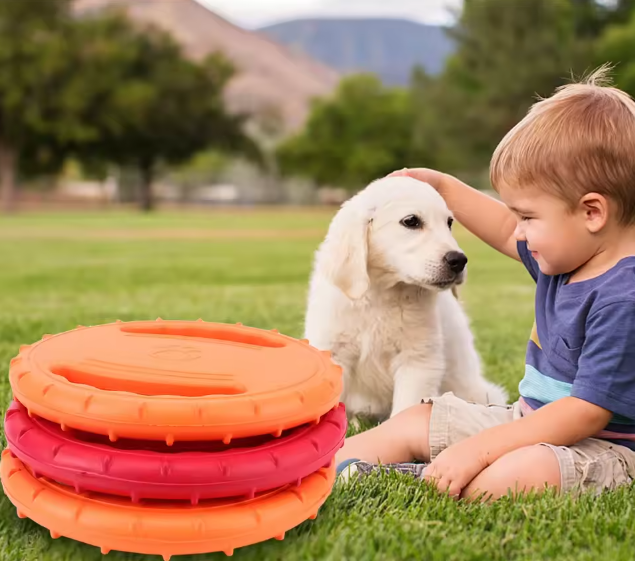Honden Vliegende Schotel – Interactief Schuimspeelgoed voor Puppy’s en Middelgrote Honden