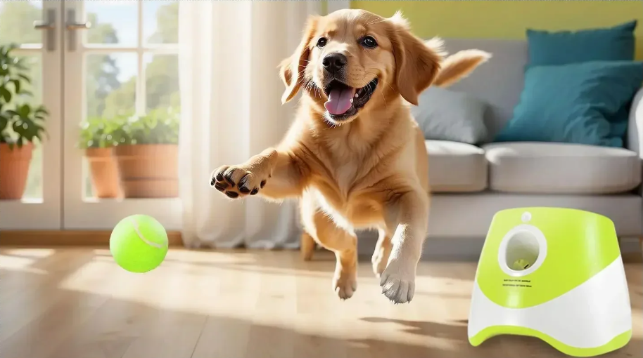 Automatische Ballenwerper voor Honden – Interactief Speelgoed met 3 Afstandsinstellingen