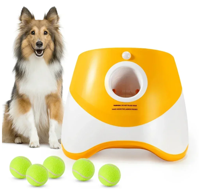 Automatische Ballenwerper voor Honden – Interactief Speelgoed met 3 Afstandsinstellingen