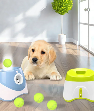 Automatische Ballenwerper voor Honden – Interactief Speelgoed met 3 Afstandsinstellingen