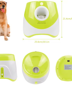 Automatische Tennisballenwerper voor Honden – Interactief Speelgoed met 3 Afstanden